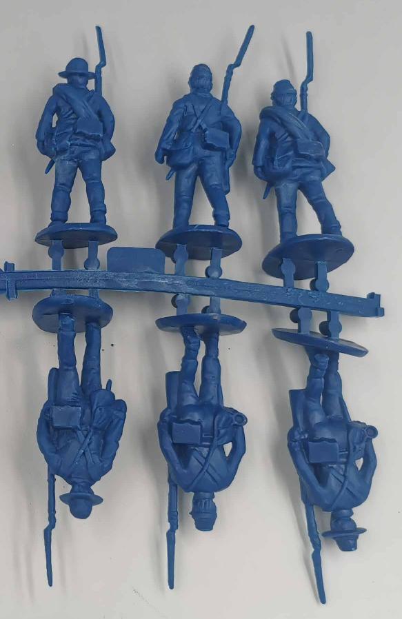 Photo of the back of the test sprue