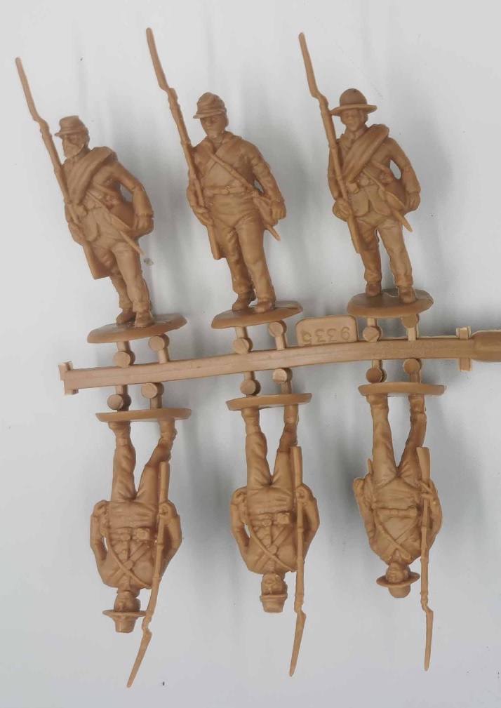 Photo of the front of the test sprue