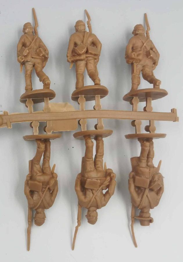 Photo of the back of the test sprue